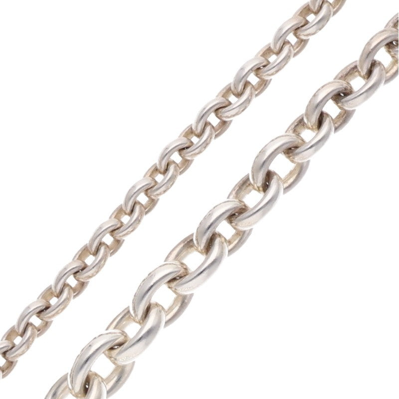 HERMES Crescendo Silver Chain Necklace Size ONE SIZE
