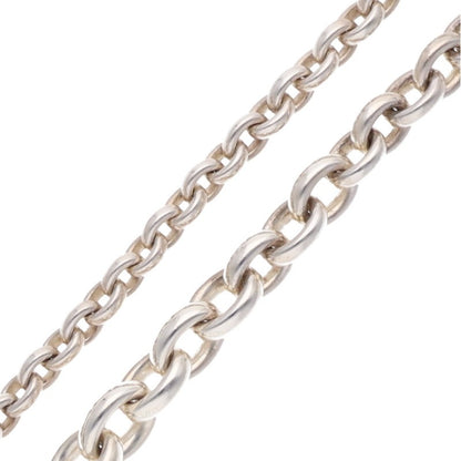 HERMES Crescendo Silver Chain Necklace Size ONE SIZE