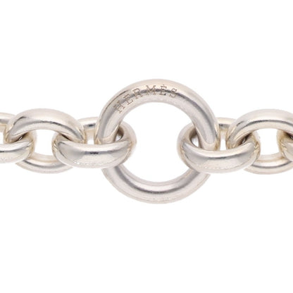 HERMES Crescendo Silver Chain Necklace Size ONE SIZE