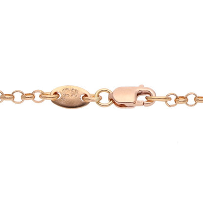 Chrome Hearts 22K Roll Chain Gold Necklace Size 20 Inch