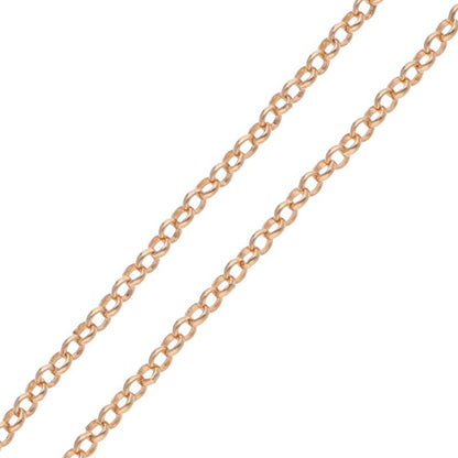 Chrome Hearts 22K Roll Chain Gold Necklace Size 20 Inch