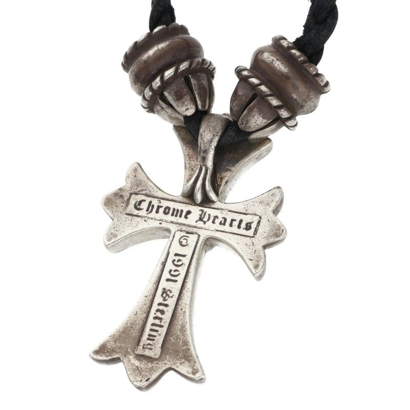 Chrome Hearts Small CH Cross Crimpt Necklace Size ONE SIZE