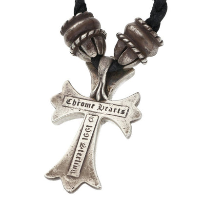 Chrome Hearts Small CH Cross Crimpt Necklace Size ONE SIZE