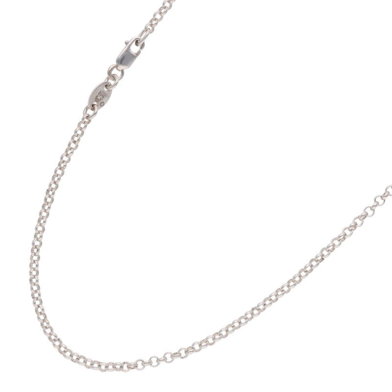 Chrome Hearts Silver Roll Chain Necklace Size 18INCH