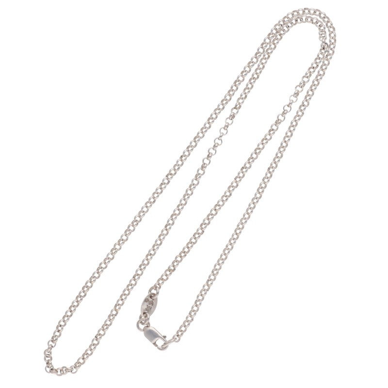 Chrome Hearts Silver Roll Chain Necklace Size 18INCH