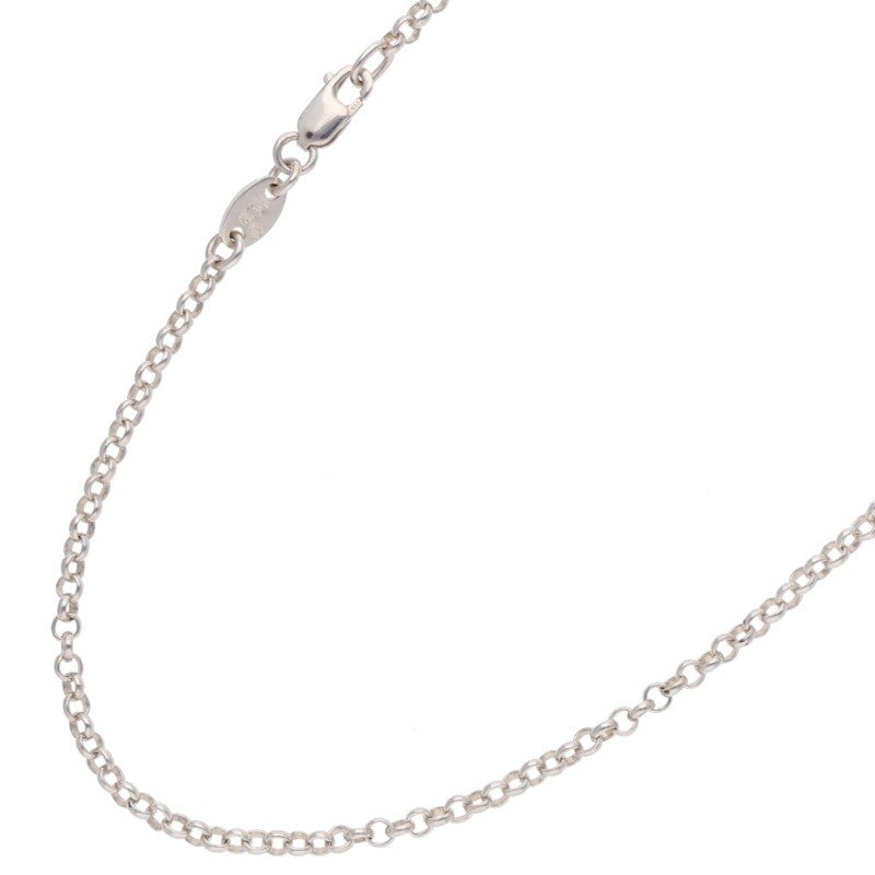 Chrome Hearts Silver Roll Chain Necklace Size 18INCH