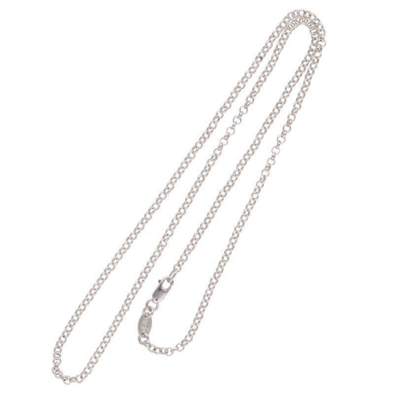 Chrome Hearts Silver Roll Chain Necklace Size 18INCH