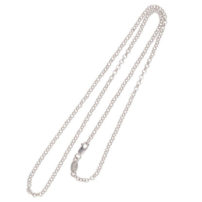 Chrome Hearts Silver Roll Chain Necklace Size 18INCH