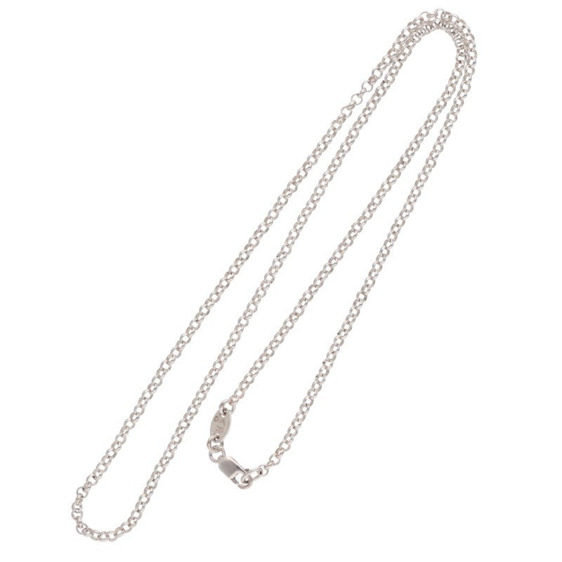 Chrome Hearts Silver Roll Chain Necklace Size 18INCH
