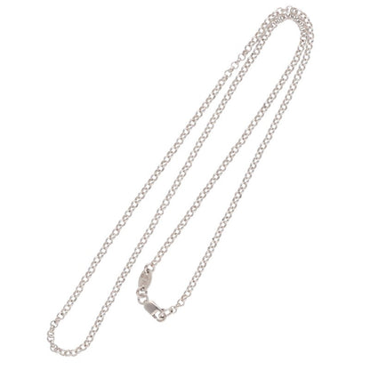 Chrome Hearts Silver Roll Chain Necklace Size 18INCH