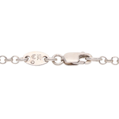 Chrome Hearts Silver Roll Chain Necklace Size 18INCH