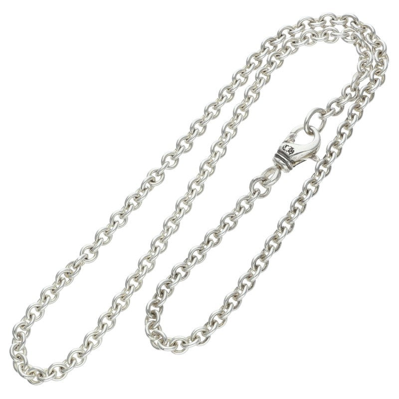 Chrome Hearts NE Chain Silver Necklace 925 Size 18INCH