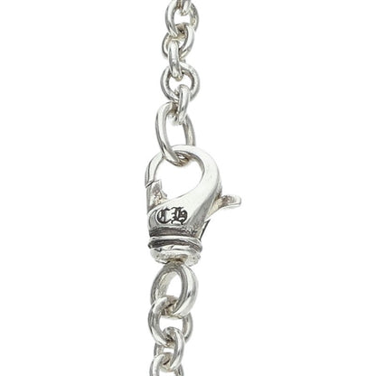 Chrome Hearts NE Chain Silver Necklace 925 Size 18INCH