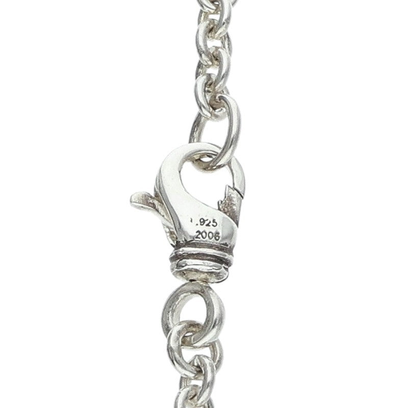 Chrome Hearts NE Chain Silver Necklace 925 Size 18INCH