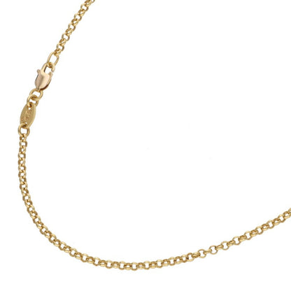 Chrome Hearts 22K Gold Roll Chain Necklace Size 16INCH