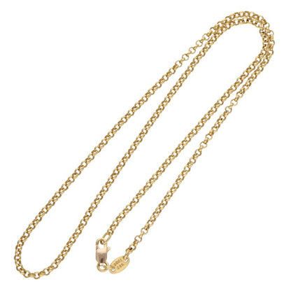 Chrome Hearts 22K Gold Roll Chain Necklace Size 16INCH