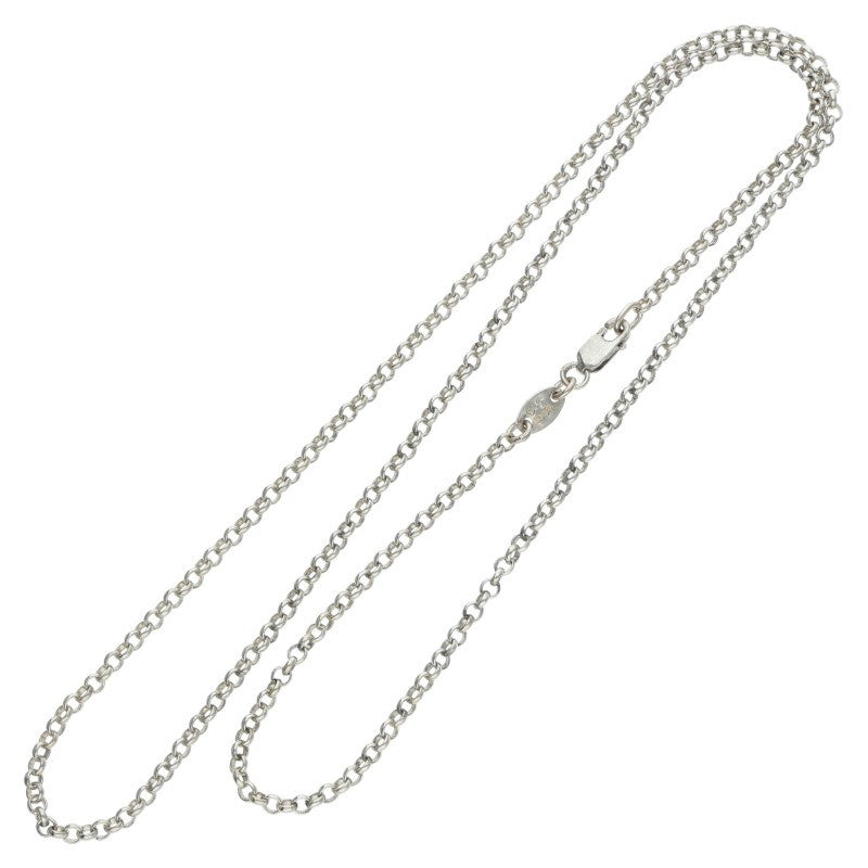 Chrome Hearts 925 Silver Roll Chain Necklace Size 20 Inch
