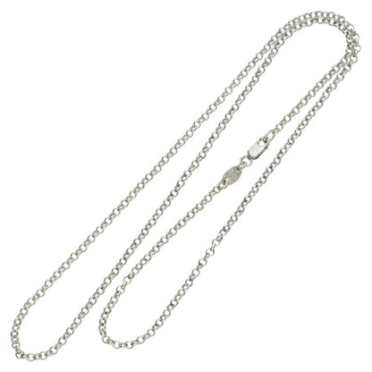 Chrome Hearts 925 Silver Roll Chain Necklace Size 20 Inch