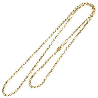 Chrome Hearts 22K Gold Roll Chain Necklace Size 20INCH