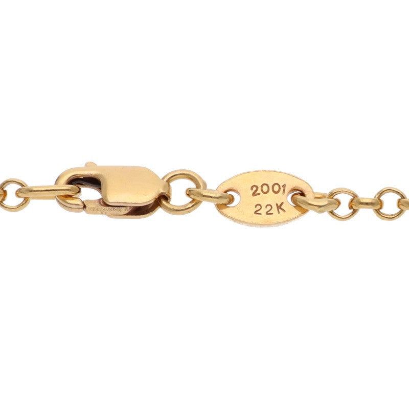 Chrome Hearts 22K Yellow Gold Chain Necklace Size 20INCH