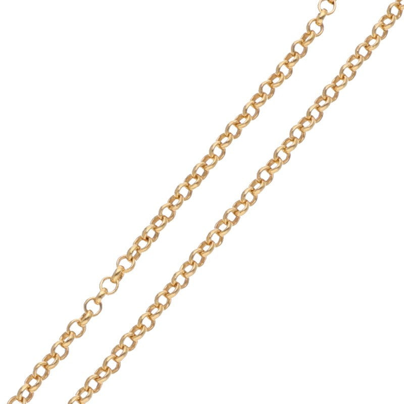 Chrome Hearts 22K Yellow Gold Chain Necklace Size 20INCH