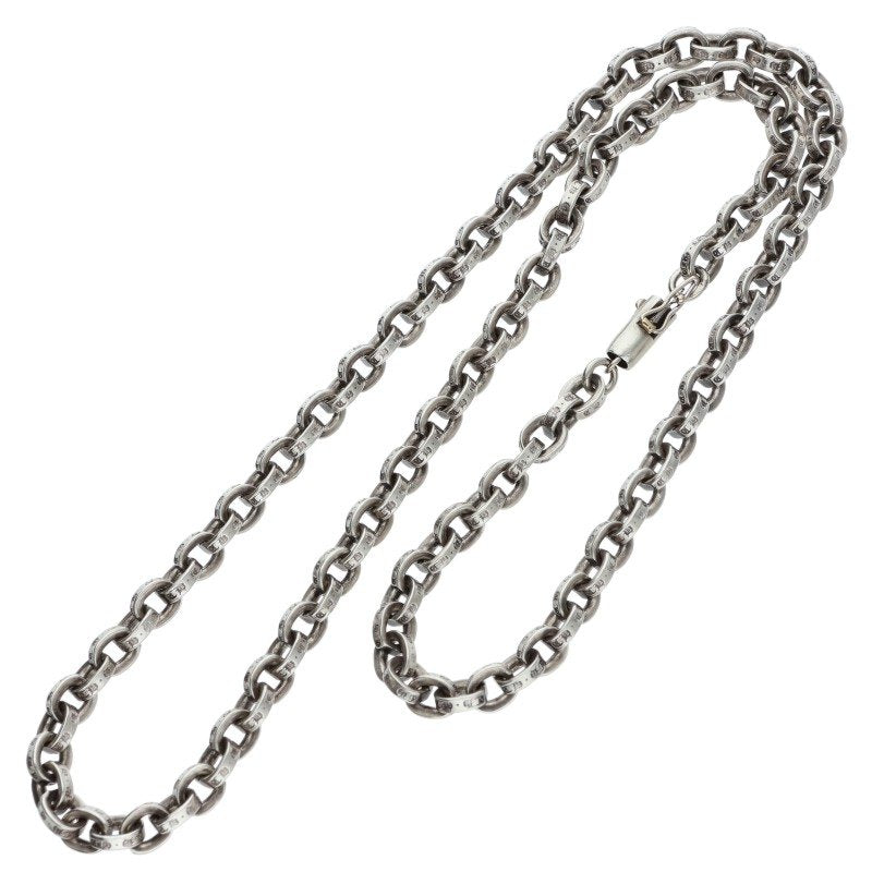 Chrome Hearts Paper Chain 18 Silver Necklace Size 18INCH