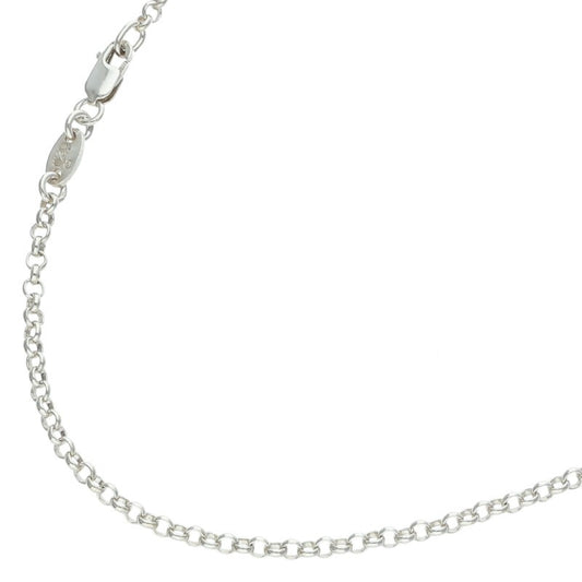 Chrome Hearts Roll Chain 18 Silver Necklace Size 18INCH