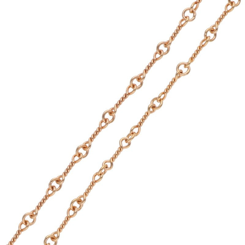 Chrome Hearts 22K Twisted Chain Necklace Yellow Size 24