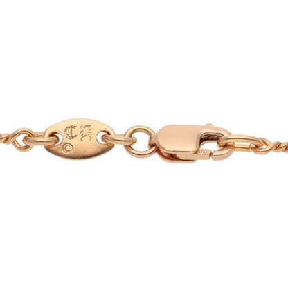 Chrome Hearts 22K Twisted Chain Necklace Yellow Size 24