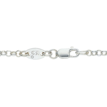 Chrome Hearts Roll Chain 18 Silver Necklace Size 18INCH