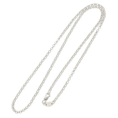 Chrome Hearts Roll Chain Silver Necklace Size 18INCH