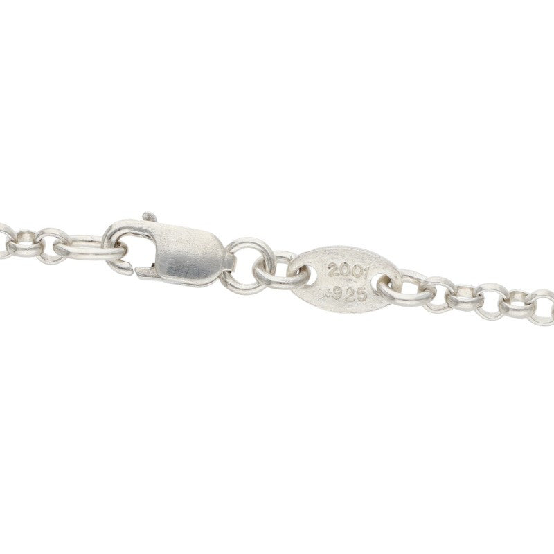 Chrome Hearts Roll Chain Silver Necklace Size 18INCH