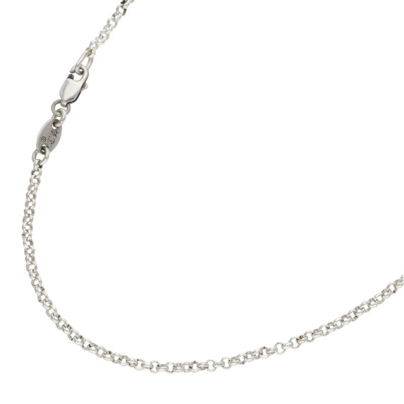 Chrome Hearts Old Silver Roll Chain Necklace Size 32INCH