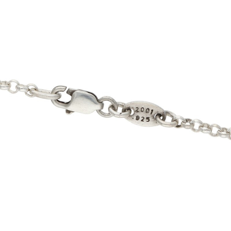 Chrome Hearts Old Silver Roll Chain Necklace Size 32INCH