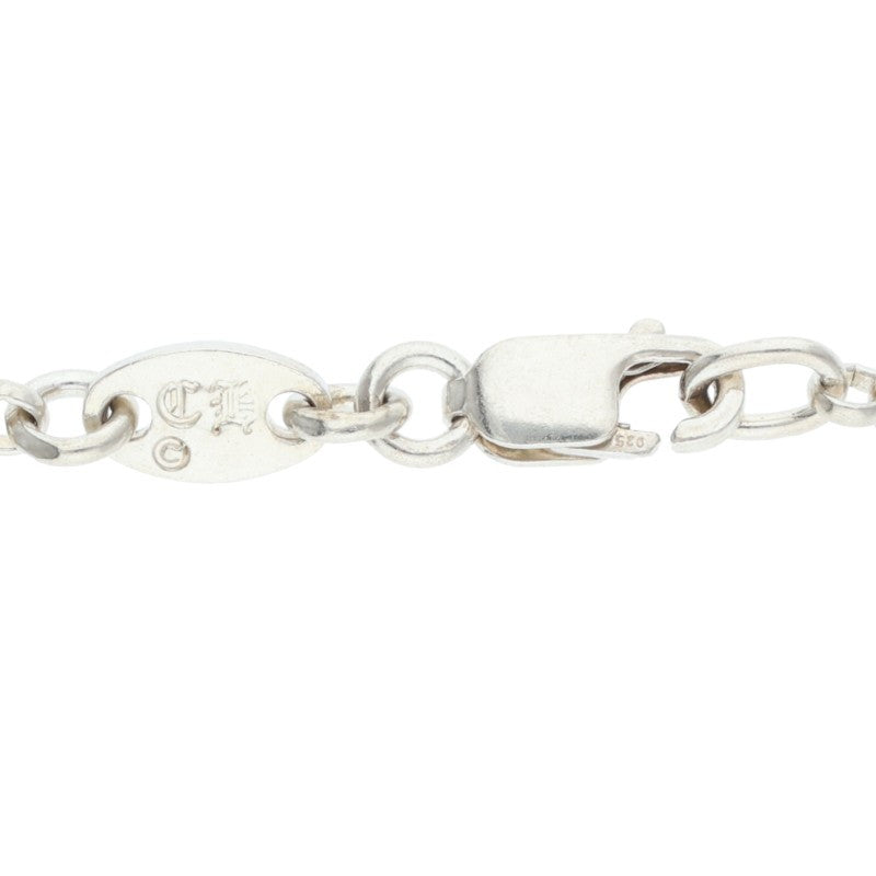 Chrome Hearts Roll Chain Silver Necklace Size 24INCH