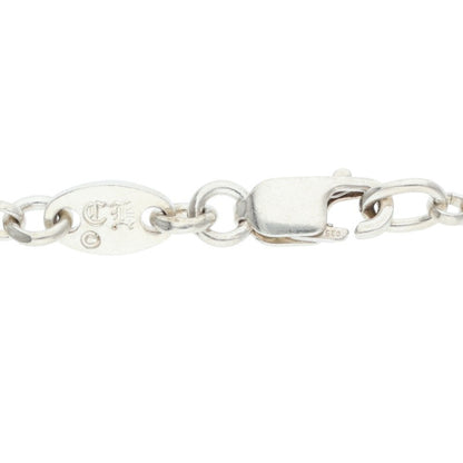 Chrome Hearts Roll Chain Silver Necklace Size 24INCH