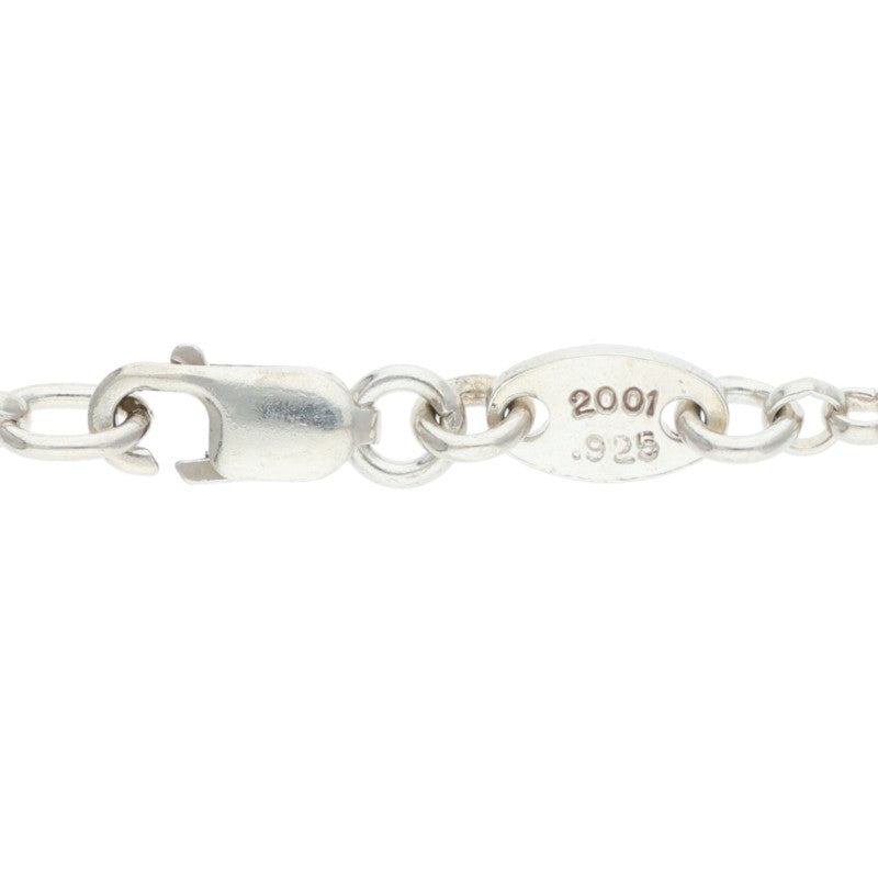 Chrome Hearts Roll Chain Silver Necklace Size 24INCH