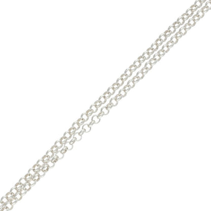 Chrome Hearts Roll Chain Silver Necklace Size 24INCH