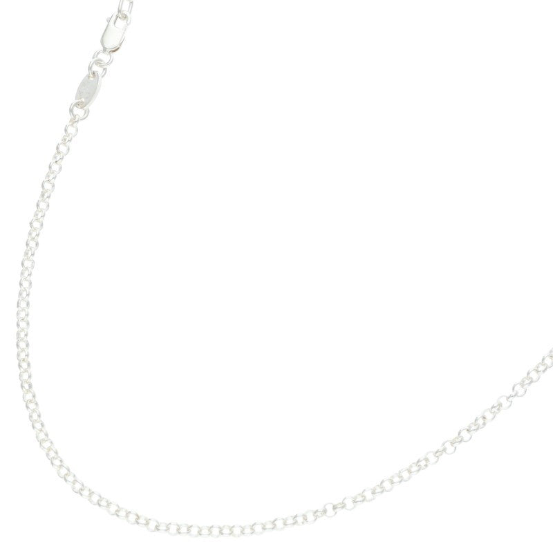 Chrome Hearts Roll Chain Silver Necklace Size 24INCH