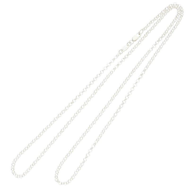 Chrome Hearts Roll Chain Silver Necklace Size 24INCH