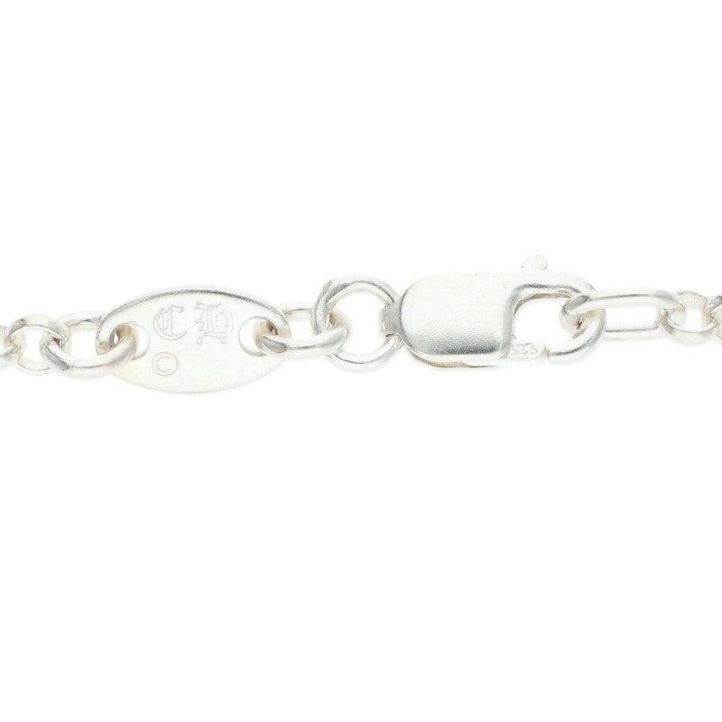 Chrome Hearts Roll Chain Silver Necklace Size 24INCH