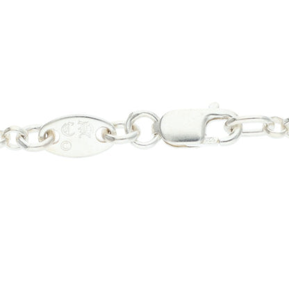 Chrome Hearts Roll Chain Silver Necklace Size 24INCH