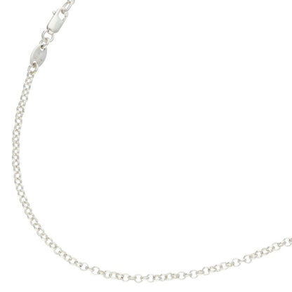 Chrome Hearts Roll Chain Silver Necklace Size 20INCH