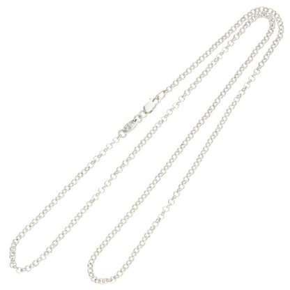 Chrome Hearts Roll Chain Silver Necklace Size 20INCH