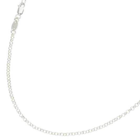 Chrome Hearts Roll Chain Silver Necklace Size 20INCH