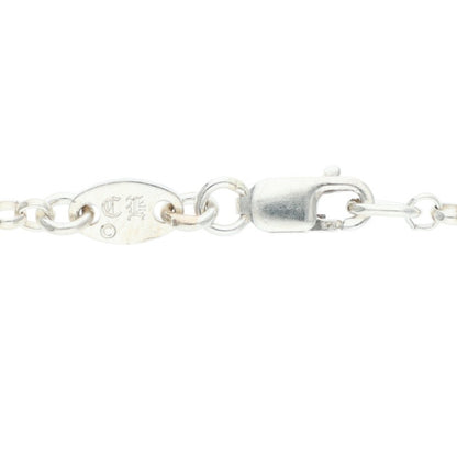 Chrome Hearts Roll Chain Silver Necklace Size 20INCH