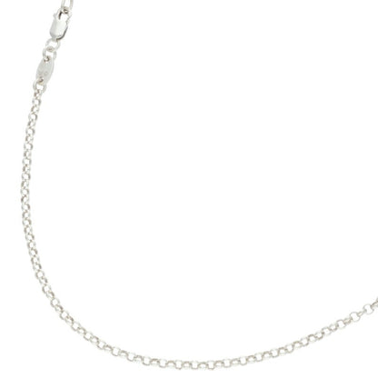 Chrome Hearts Roll Chain Silver Necklace Size 18INCH