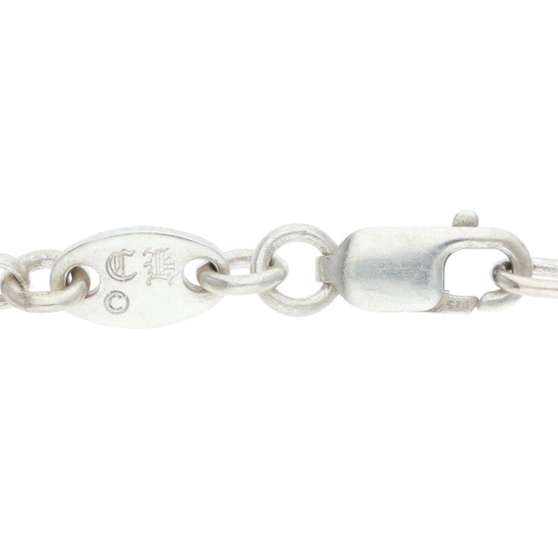 Chrome Hearts Roll Chain Silver Necklace Size 18INCH