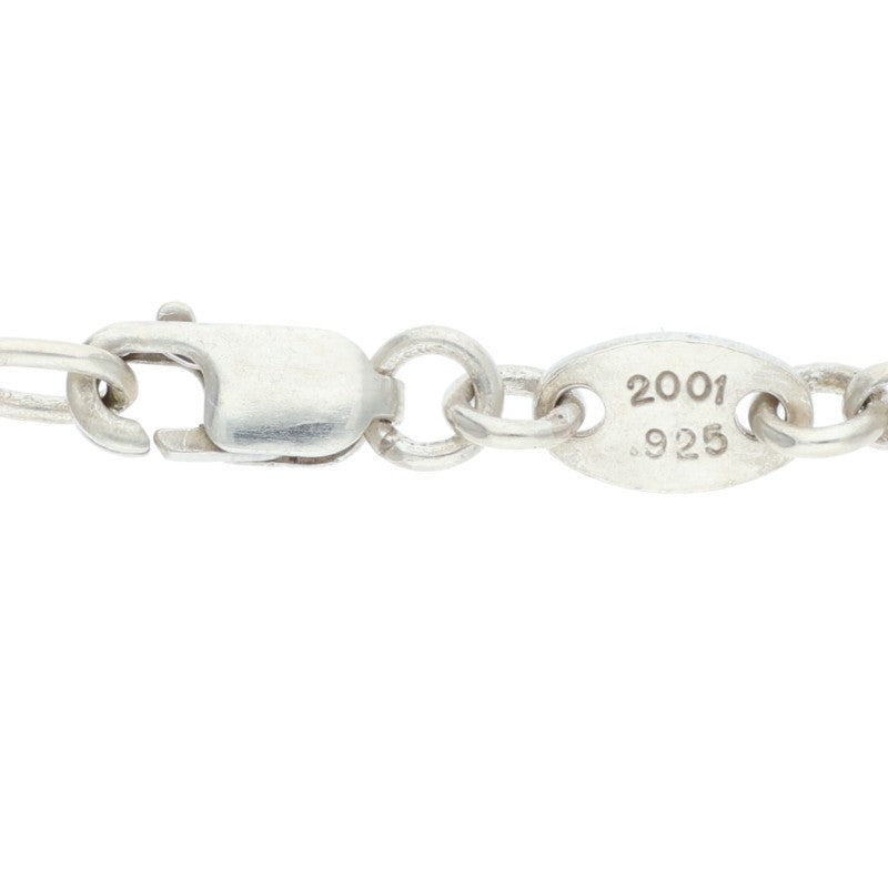 Chrome Hearts Roll Chain Silver Necklace Size 18INCH