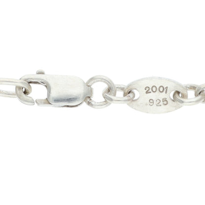 Chrome Hearts Roll Chain Silver Necklace Size 18INCH